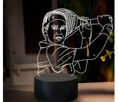 Beling 3D lampa, Roger Federer, 16 farebná SXZ15