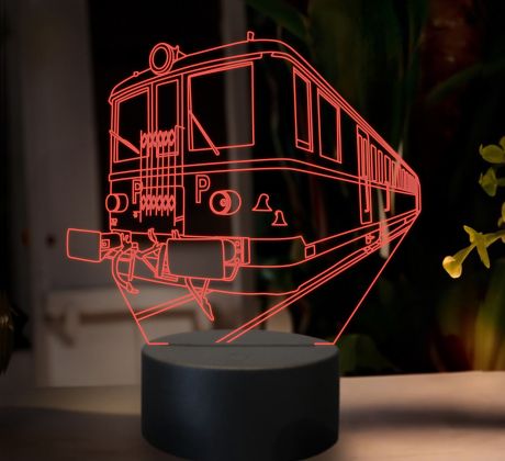 Beling 3D lampa, Motorový rušeň 262, 16 farebná SXR3