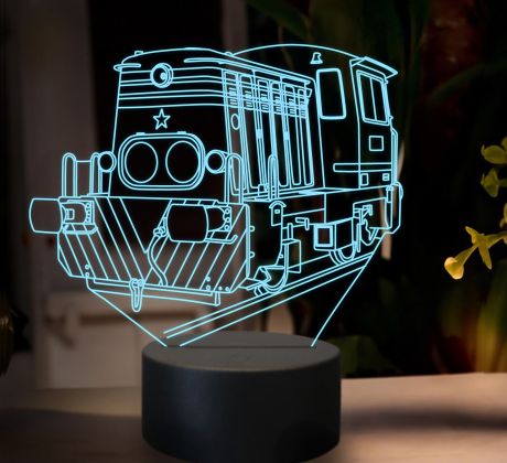 Beling 3D lampa, Motorový rušeň T211, 16 farebná SXR9