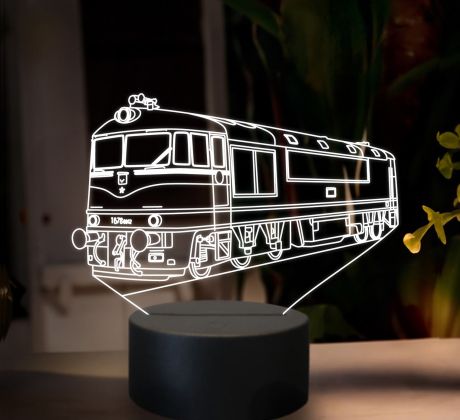 Beling 3D lampa, Motorový rušeň T678, 16 farebná SXR18