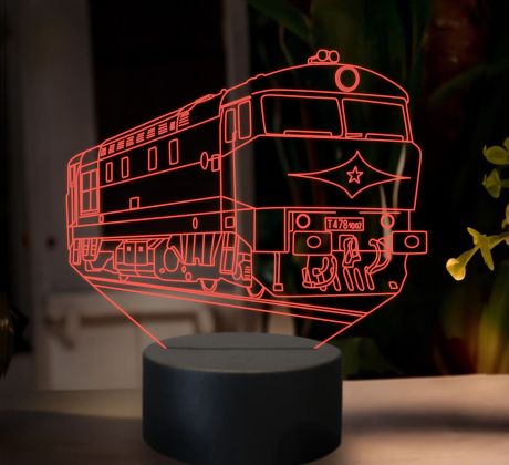 Beling 3D lampa, Motorový rušeň T478.1, 16 farebná SXR22