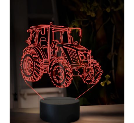 Beling 3D lampa, Zetor Major hs80 ,16 farebná U54