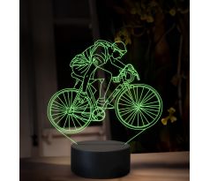 Beling 3D lampa,Gino Bartali, 16 farebná,GX3