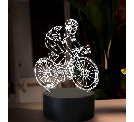 Beling 3D lampa, Remco Evenepoel, 16 farebná,GX10