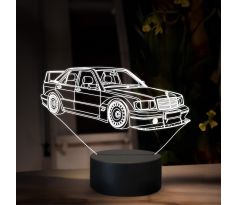 Beling 3D lampa, Mercedes 190E, 16 farebná O28