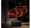 Beling 3D lampa, Mercedes benz AMG GT1, 16 farebná O32