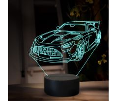 Beling 3D lampa, Mercedes benz AMG GT1, 16 farebná O32