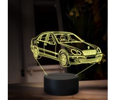 Beling 3D lampa, Mercedes W203, 16 farebná O33