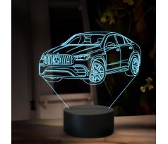 Beling 3D lampa, Mercedes GLE AMG 63, 16 farebná O34