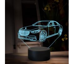 Beling 3D lampa, Mercedes S500, 16 farebná O37