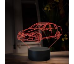 Beling 3D lampa, Mercedes W204 C63, 16 farebná O38