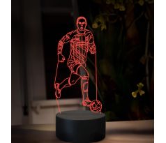 Beling 3D lampa,Virgil van Dijk, 7 farebná TZ25