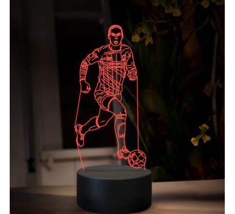 Beling 3D lampa,Virgil van Dijk, 7 farebná TZ25