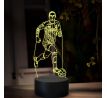 Beling 3D lampa,Virgil van Dijk, 7 farebná TZ25