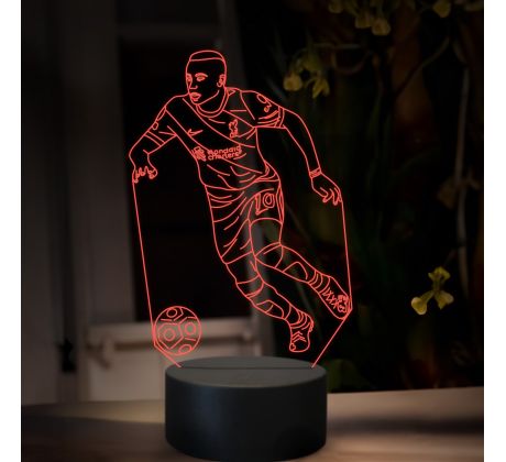 Beling 3D lampa,Sadio Mané, 7 farebná TZ24