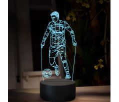 Beling 3D lampa,Robert Lewandowski, 7 farebná TZ21