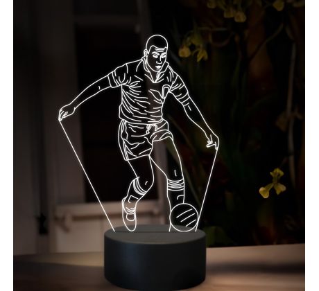 Beling 3D lampa,Pelé, 7 farebná TZ20