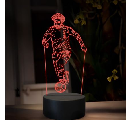 Beling 3D lampa, Mohamed Salah, 7 farebná TZ18