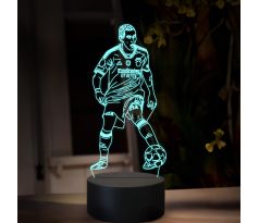 Beling 3D lampa,Ángel Fabián Di María, 7 farebná TZ12