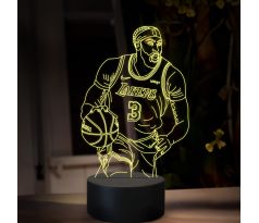 Beling 3D lampa, Anthony Davis, 16 farebná QX20