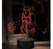 Beling 3D lampa, James Harden, 16 farebná QX24