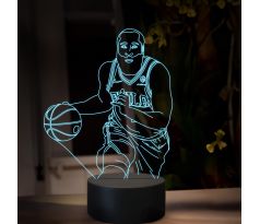 Beling 3D lampa, James Harden, 16 farebná QX24