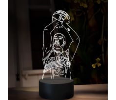 Beling 3D lampa,Kevin Durant, 16 farebná QX30