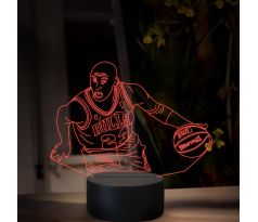 Beling 3D lampa, Michael Jordan, 16 farebná QX33