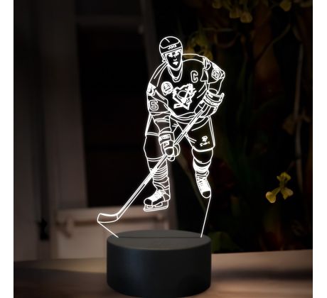 Beling 3D lampa, Mario Lemieux, 16 farebná SXQ8